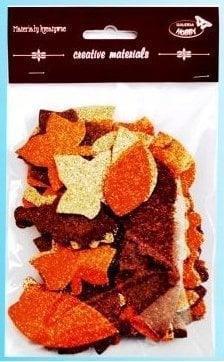 Teka Listki brokatowe tonacja br±zowa 60szt