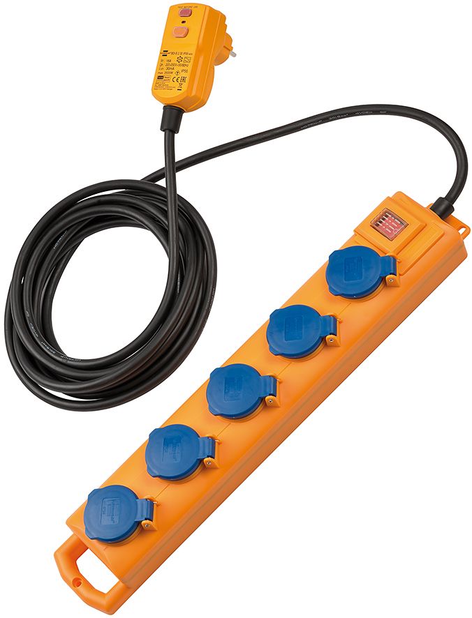 Brennenstuhl Super-Solid SL544 5 gniazd IP54 5m (1159900805)