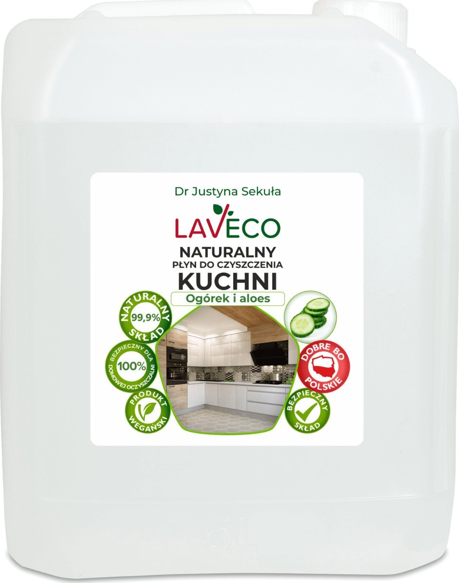 LAVECO Płyn do czyszczenia kuchni ogórek i aloes 5 l