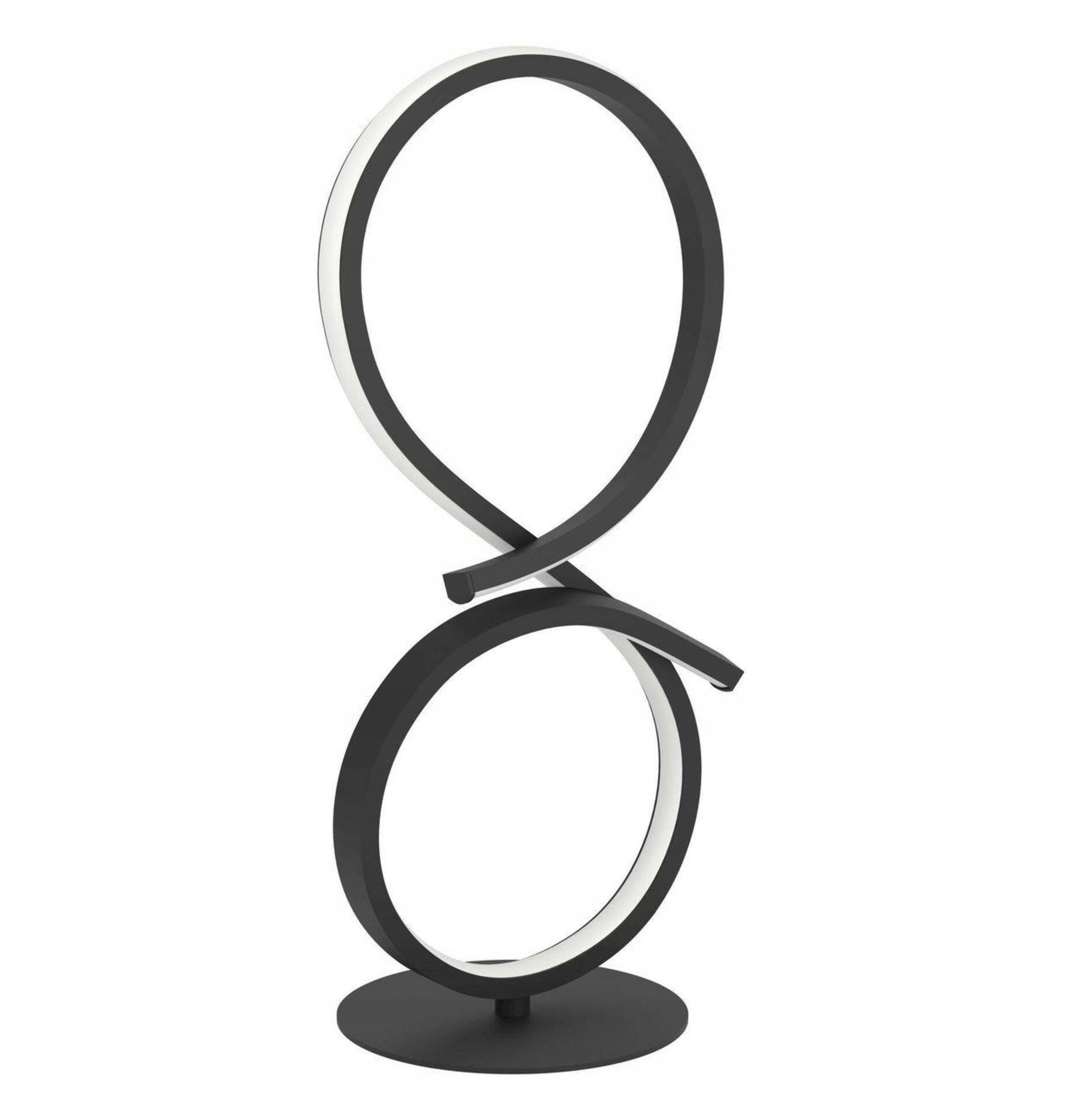 EGLO SERPINS BORD H405 SORT/HVID