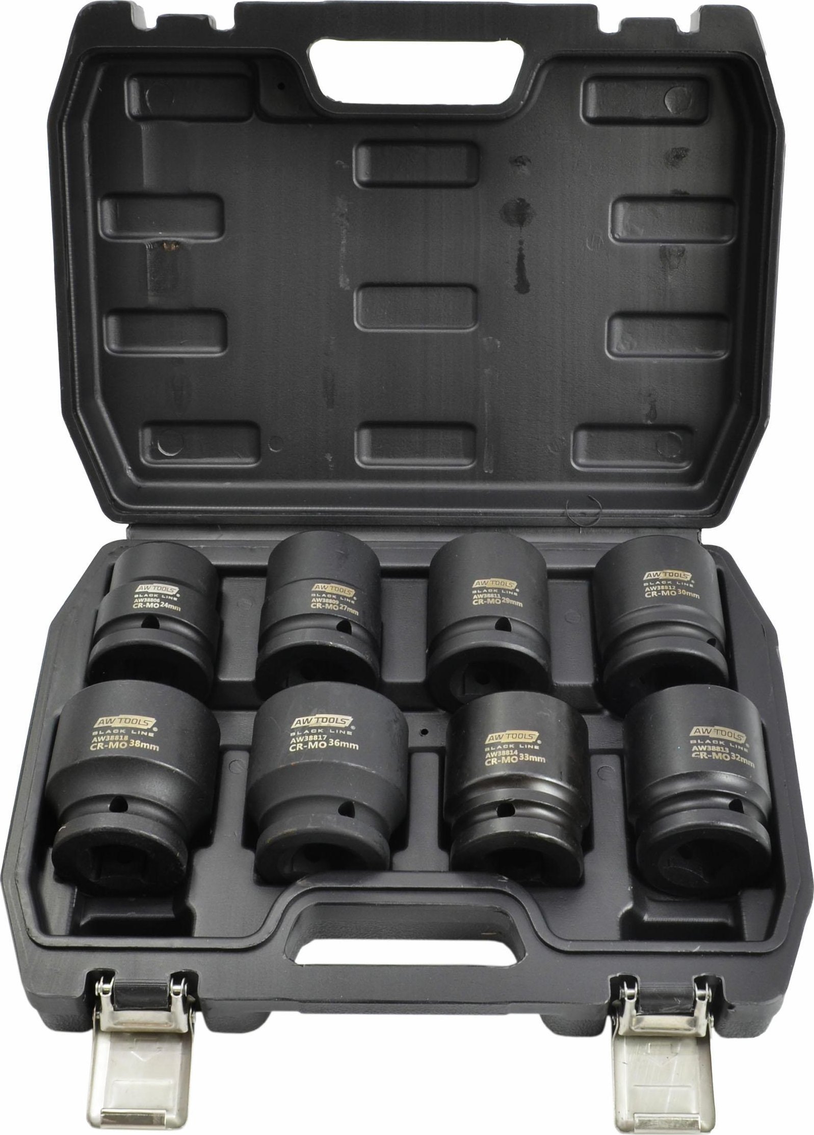 AWTools Zestaw nasadek udarowych 3/4" 8cz. Black Line