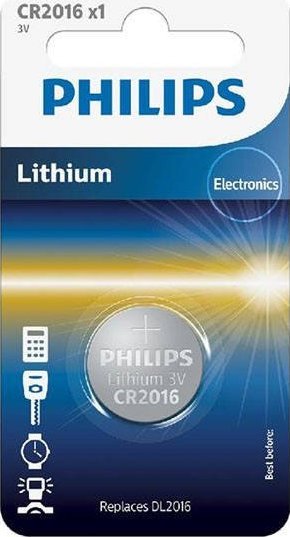 Philips BATERIA PHILIPS CR2016/01B LITOWA BLISTER 1SZT