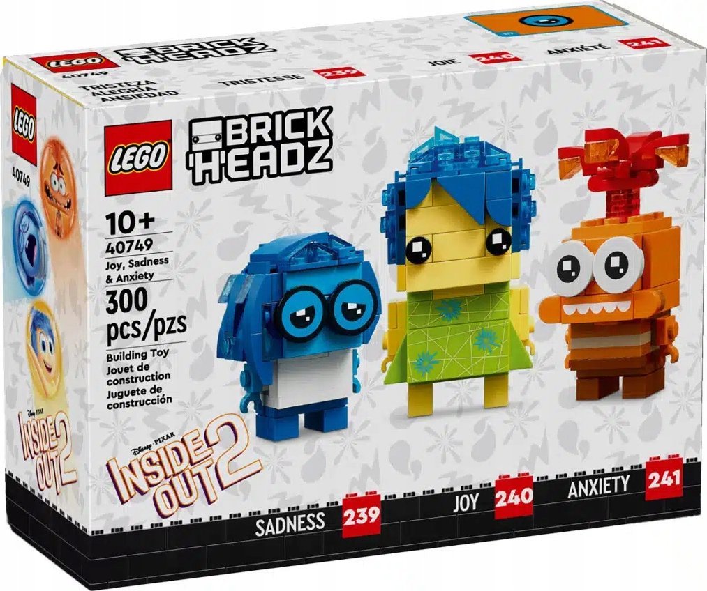 LEGO BrickHeadz Radość, Smutek i Spina (40749)