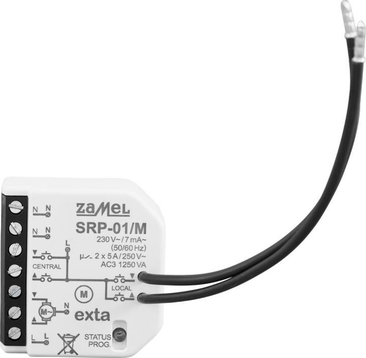 Zamel Exta - sterownik rolet dopuszkowy miniaturowy SRP-01/M