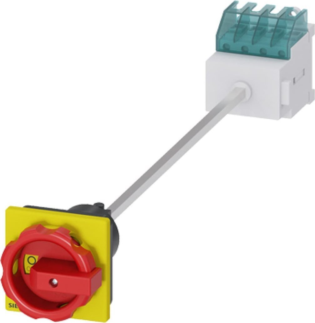 Siemens Łącznik krzywowy 4P 7.5kW /AC23 A 5.5kW /AC-3 Iu=16A/AC-21A montaż na płycie lub szynie 35 mm tablicowy 3LD2013-1TL53