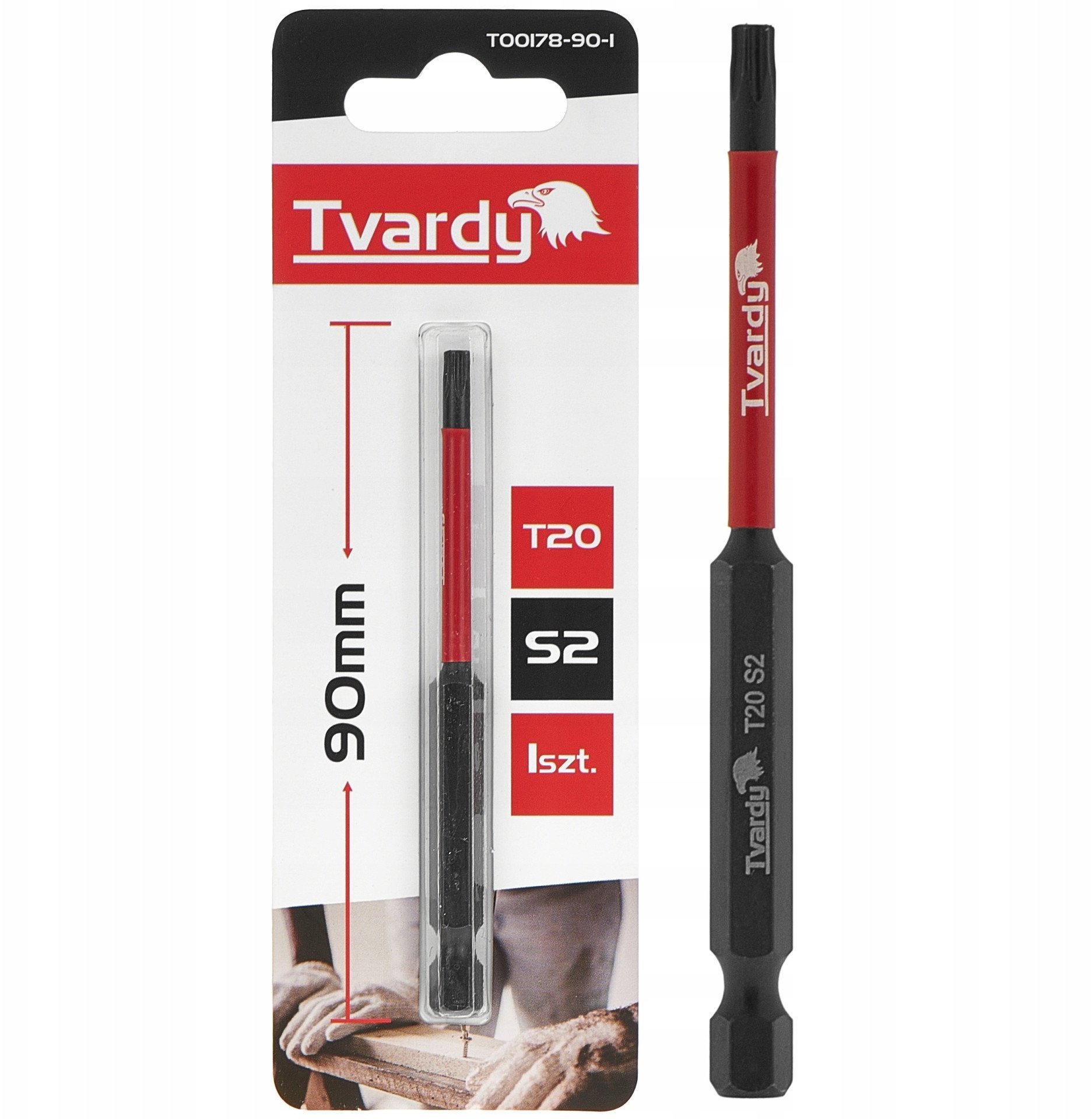 Bit udarowy T20 90mm S2 (1/10/50/400)