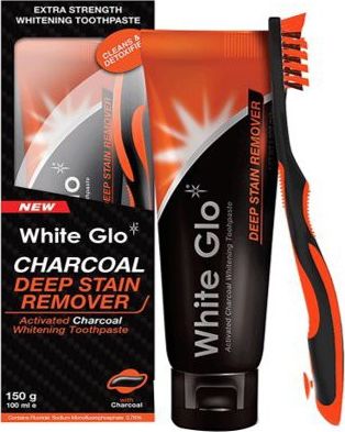 White Glo Charcoal Deep Stain Remover wybielająca pasta do zębów 100ml
