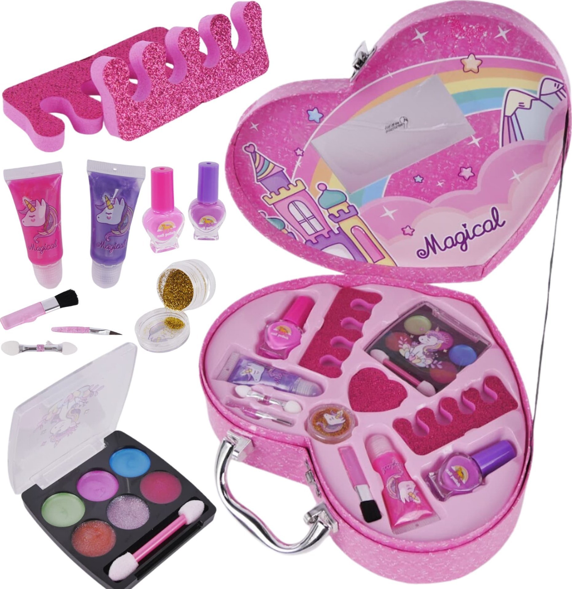 ProNice Duży Kuferek Walizka Kosmetyków Paznokci Makijaż Makeup Zestaw Piękności