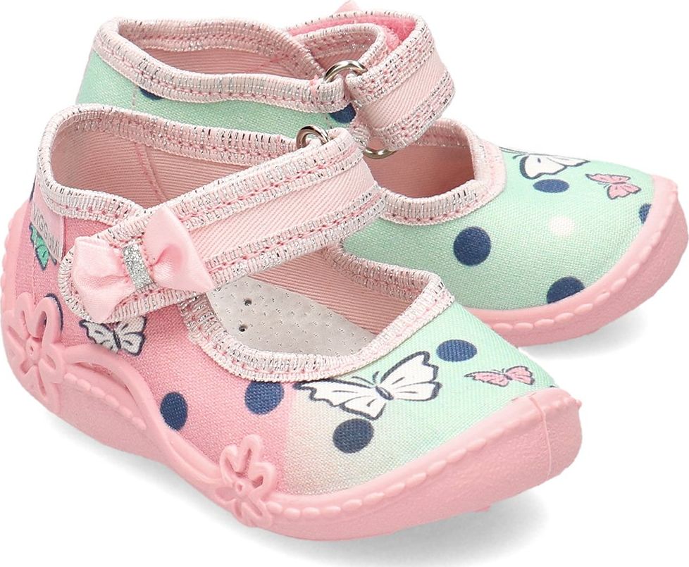 VI-GGA-MI Vi-GGa-Mi - Kapcie Dziecięce - LILA DRUK 21