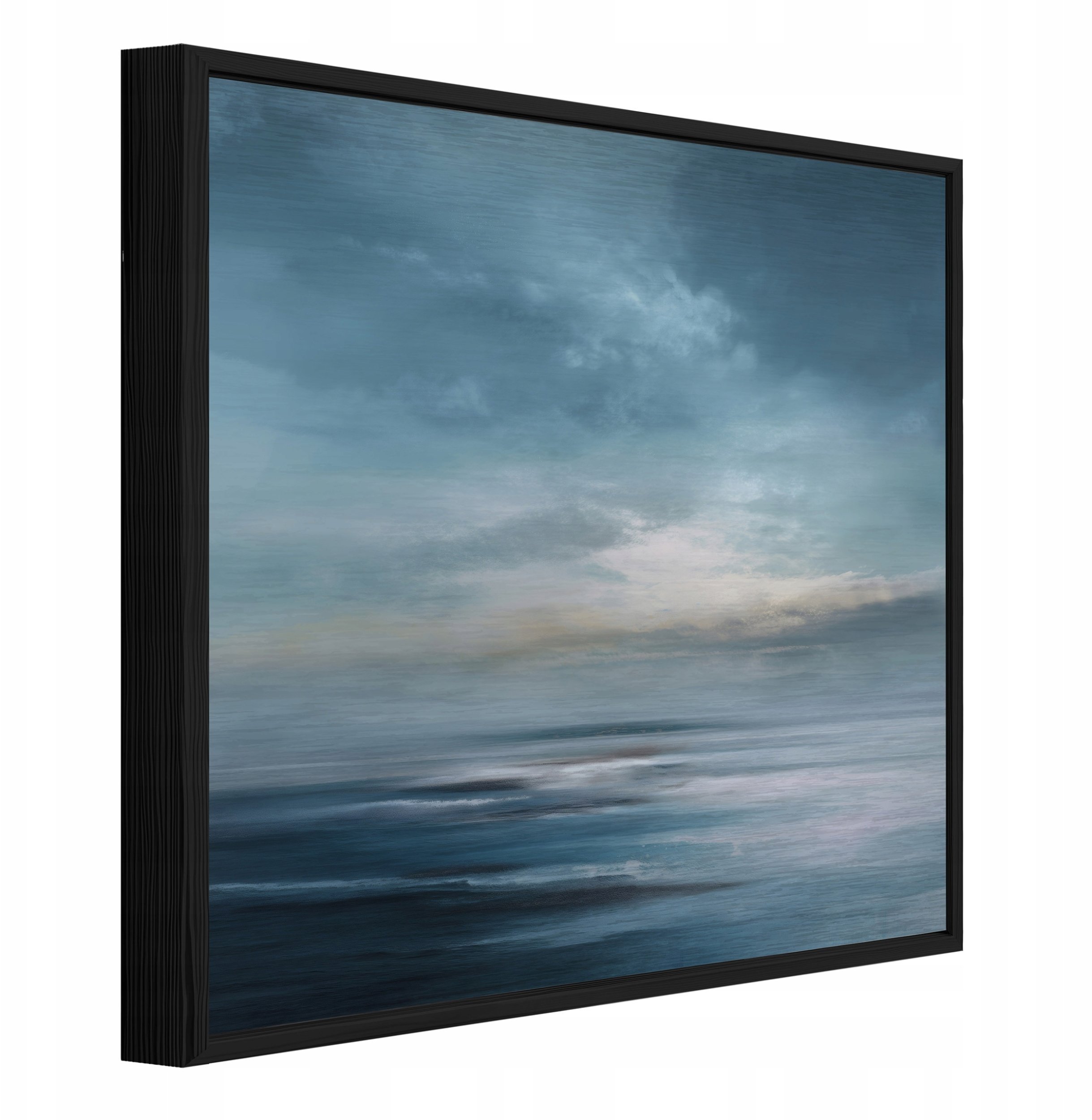 Obraz W Ramie Na Metalu Morze Abstrakcja Do Sypialni Salonu 30x30