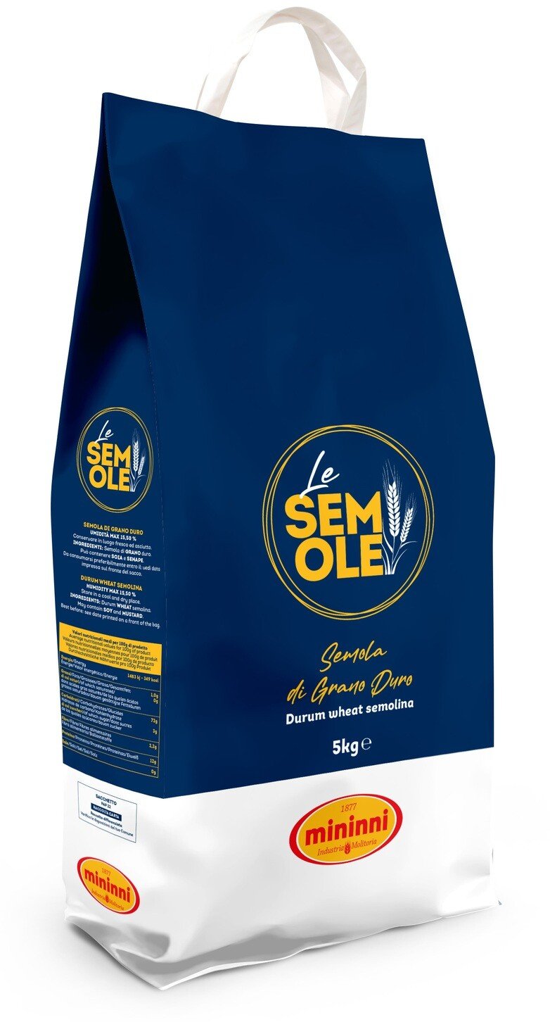 Mąka pszenna Semolina Di Grano Duro 5kg - Mininni