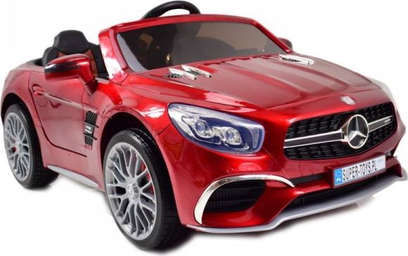 Super-Toys MERCEDES SL65 AMG PILOT, WOLNY START, WALIZKA DO AKUMULATORA , MP4 /XMX602