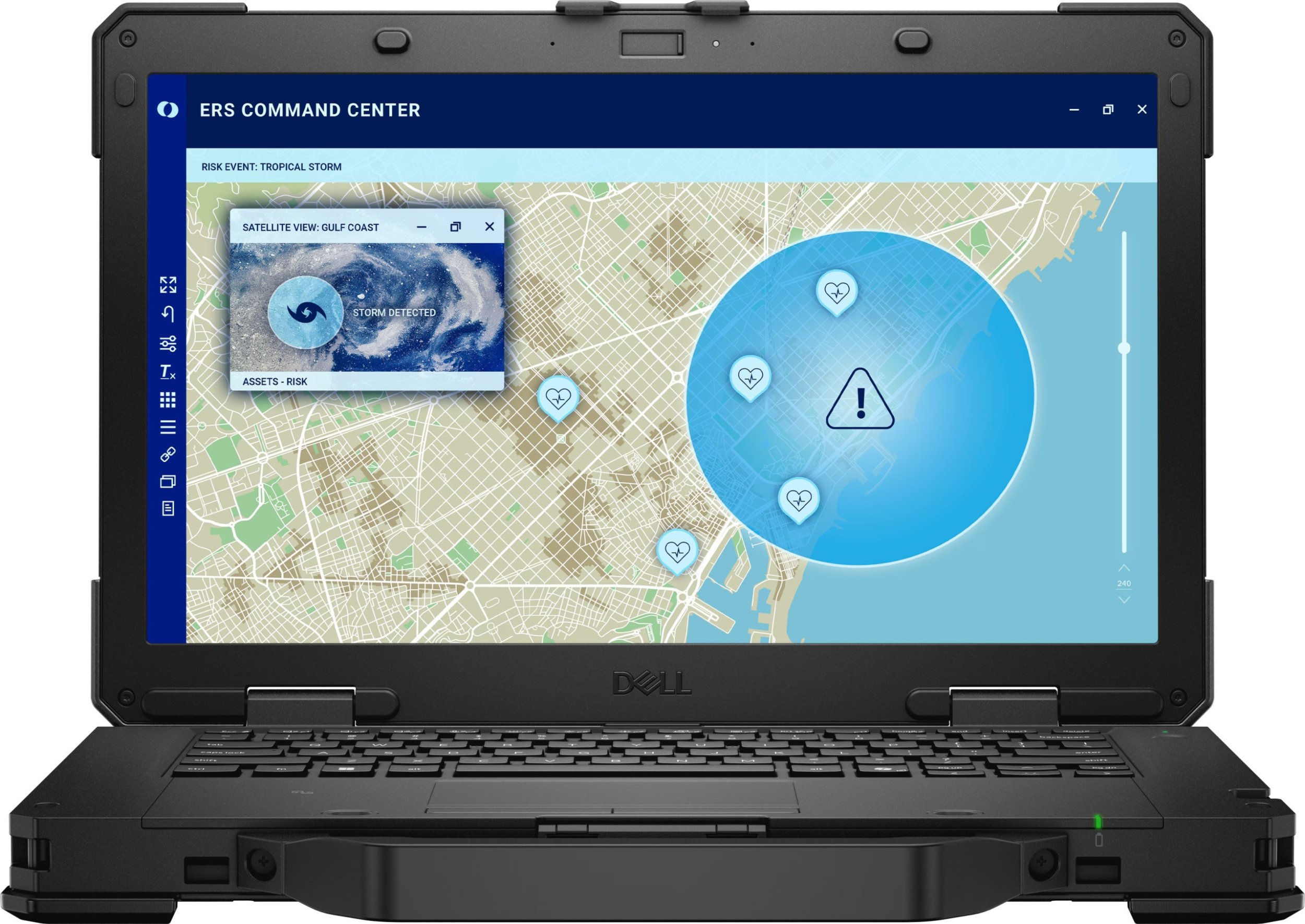 Laptop Dell Pro Rugged 14 Ultra 5 125U 32GB 512SSD FHD 1100 nitów DOTYK 5G