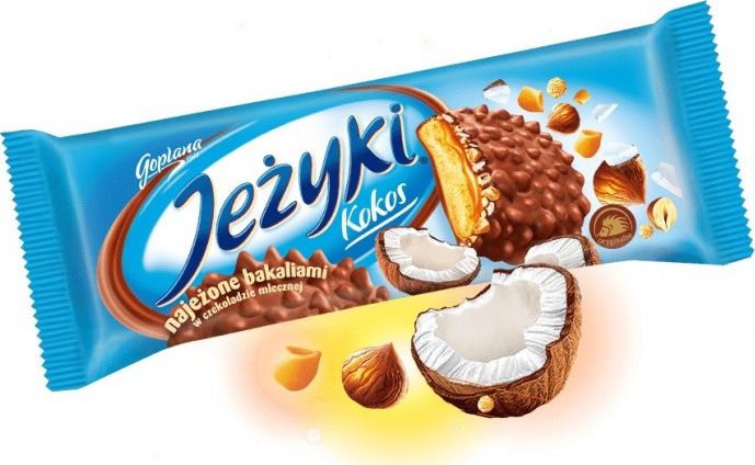 Goplana Ciastka Jeżyki, GOPLANA, 140 g, kokosowe