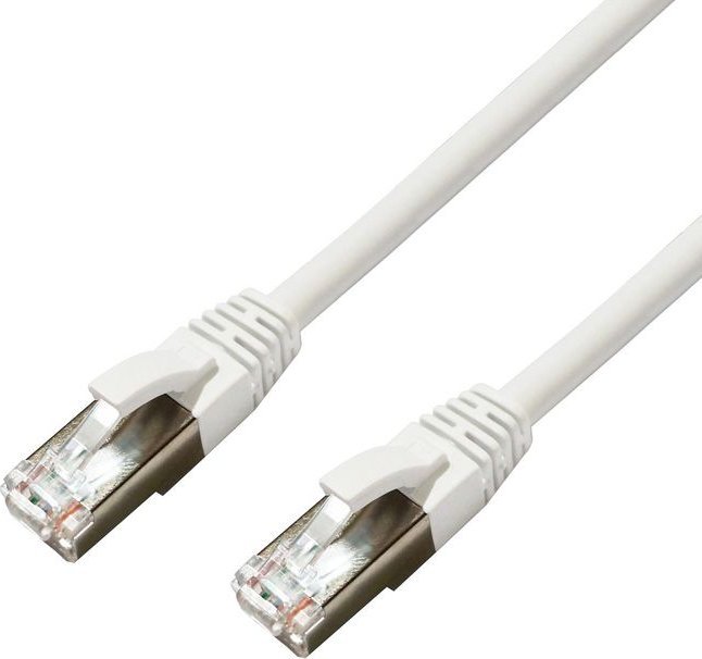 MicroConnect CAT6A S/FTP 1m White LSZH