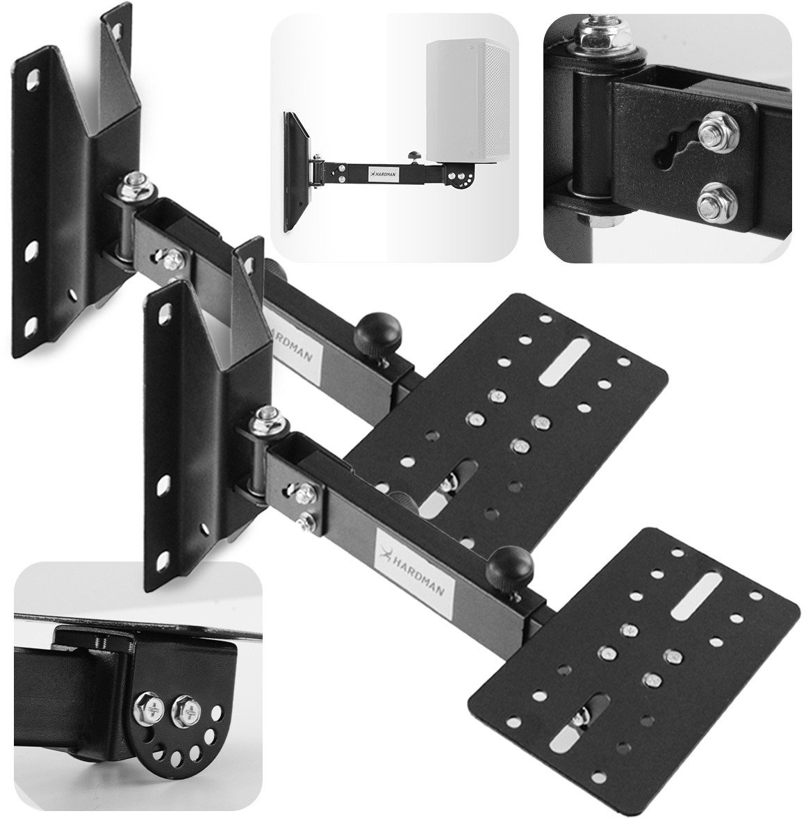 Hardman Statyw ścienny 2szt HMP-WS1 one size