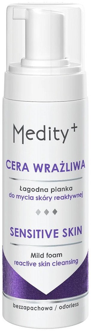 Medity+ Cera wrażliwa łagodna pianka do mycia twarzy 150ml