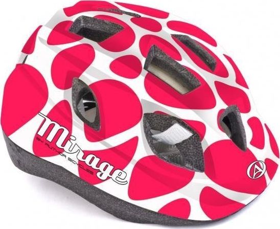 Author Kask Author Mirage czerwono-biały 48-54 uniwersalny