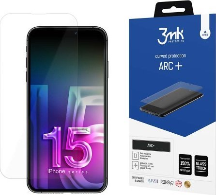 3MK Folia ARC+ iPhone 15 Pro 6.1" Fullscreen Folia