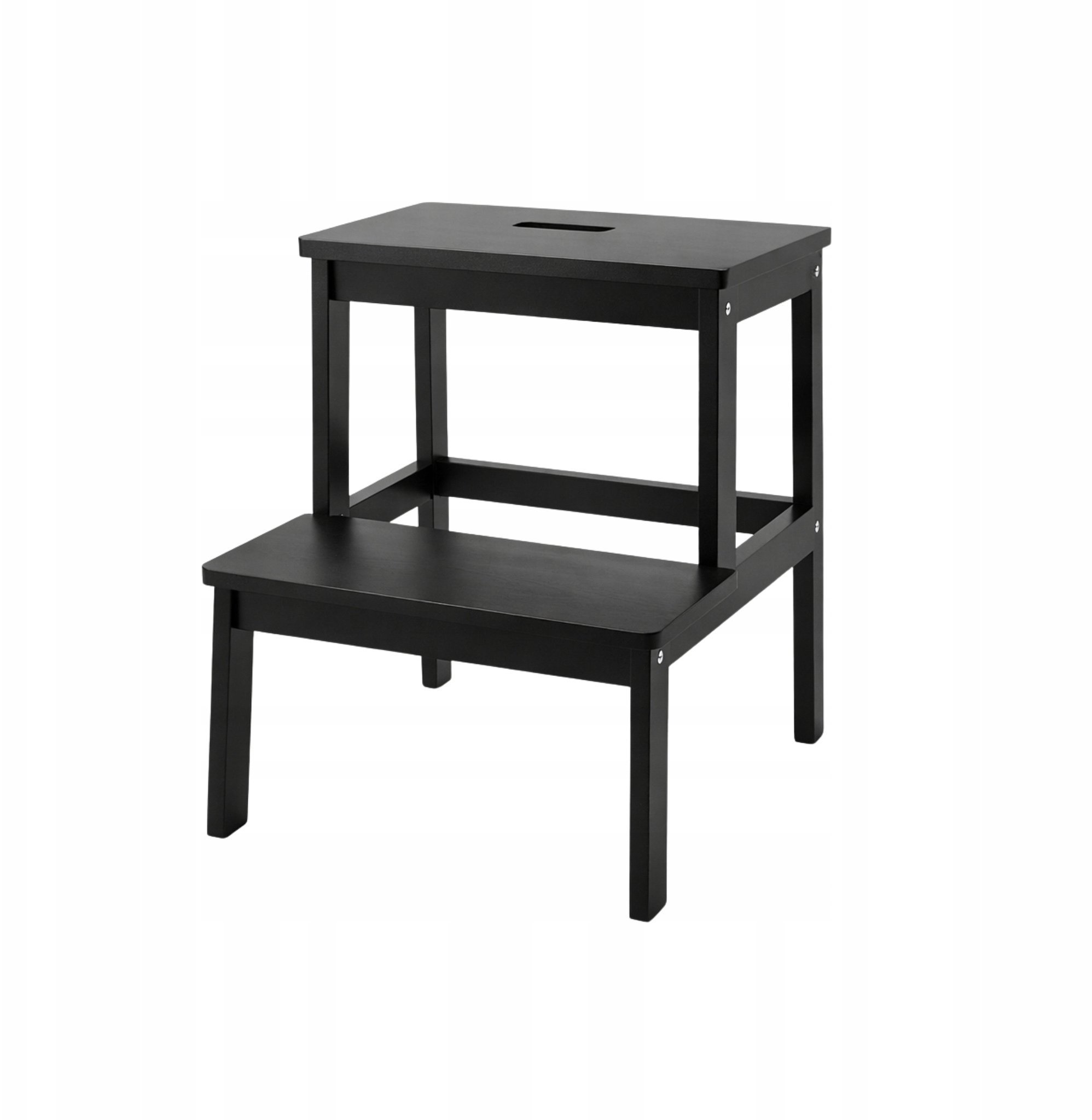 Bambusowy taboret ze schodkiem KROK, wys. 46 cm