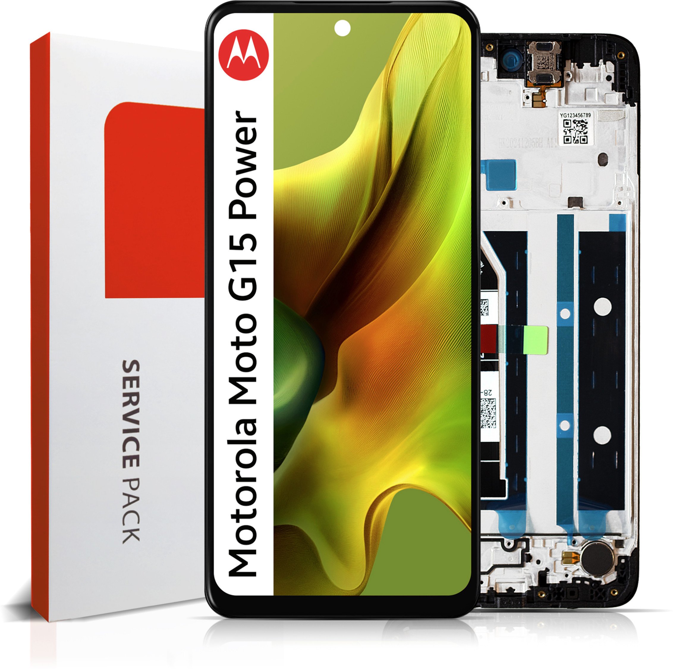 Wyświetlacz do Motorola Moto G15 Power LCD Ramka Oryginał Zila XT2521-5 (5904858346707)