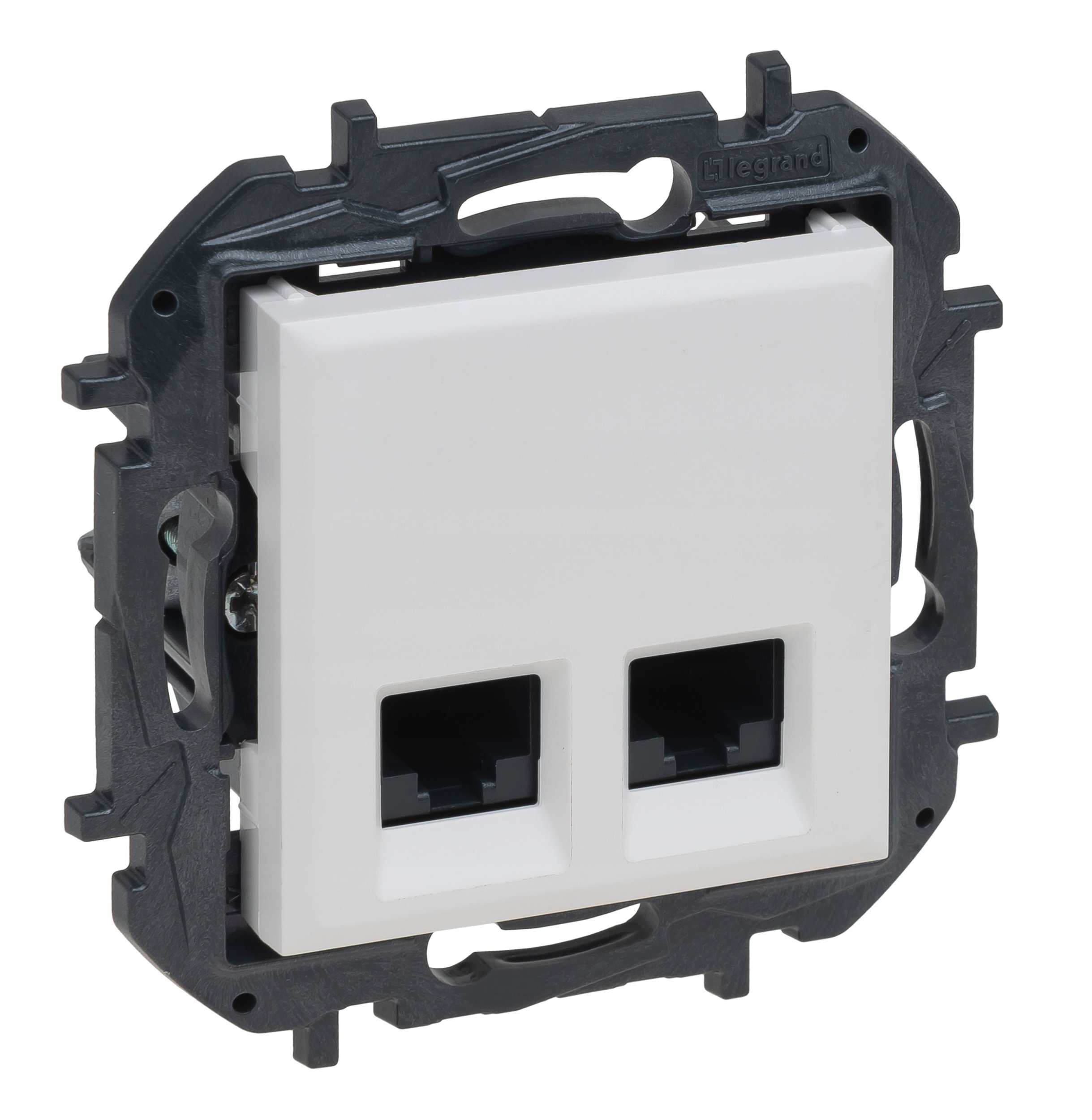 Niloe Step Gniazdo podwójne 2xRJ45 kat. 5e utp - kolor biały 863160B