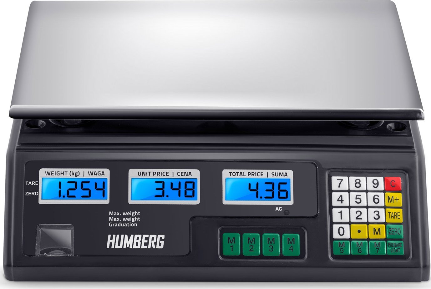 Humberg Elektroniczna waga sklepowa 40 kg Humberg MH-190