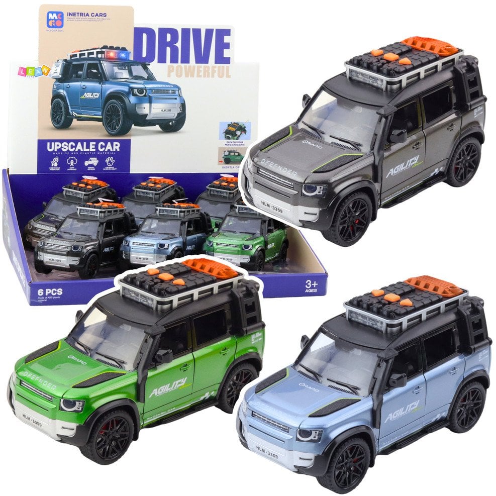 Samochód Terenowy Rapid Napęd Otwierane Drzwi Światła Dźwięki Mix