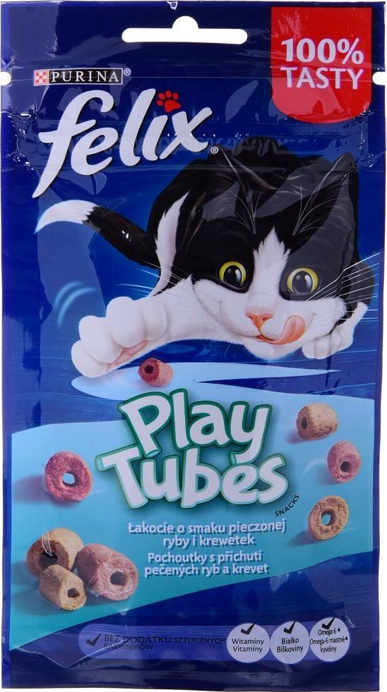 Felix PlayTubes Pieczona Ryba Krewetki 50g