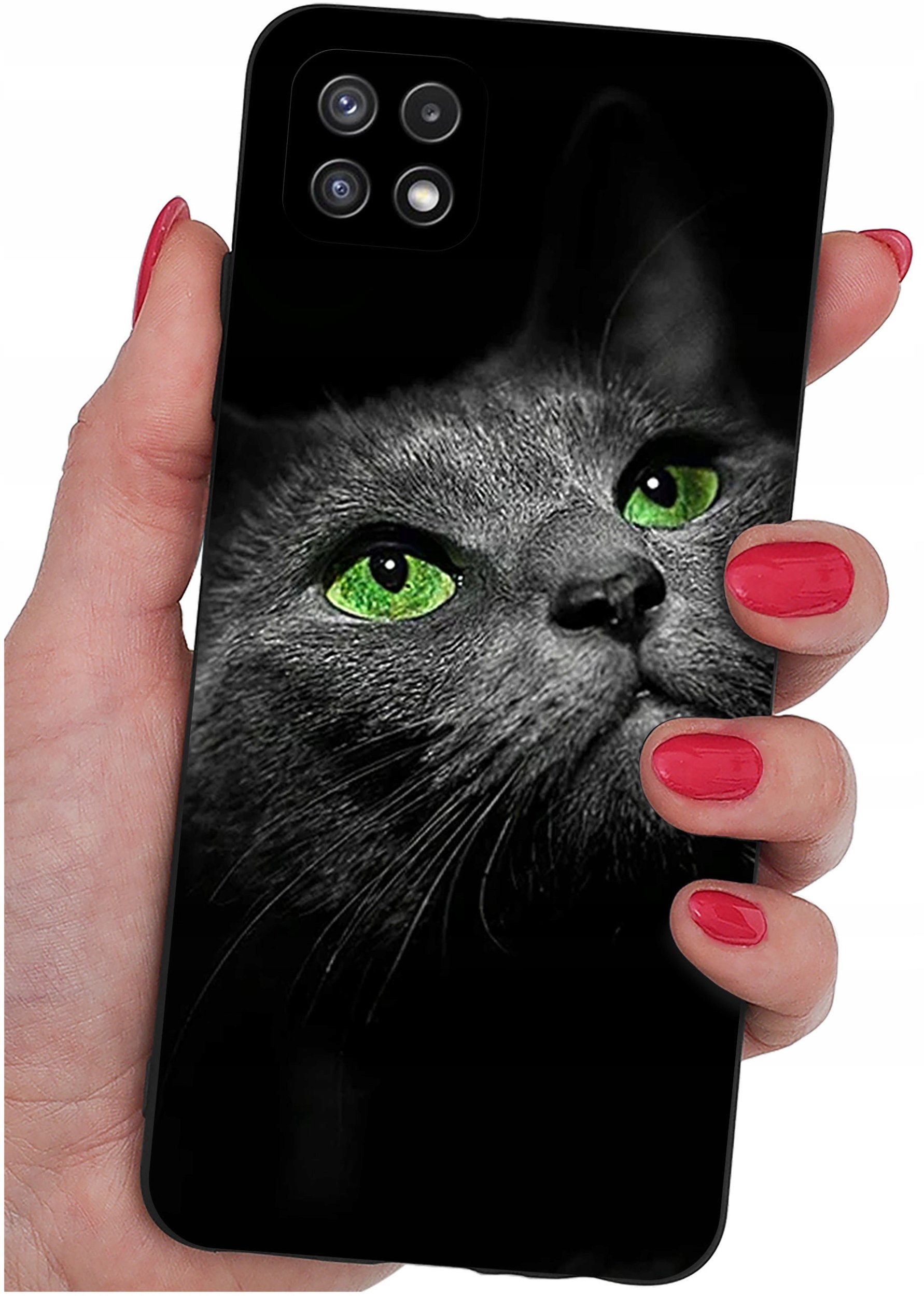 Etui do Samsung A22 5G WZORY |SILIKONOWE MATT CASE + SZKŁO 9H