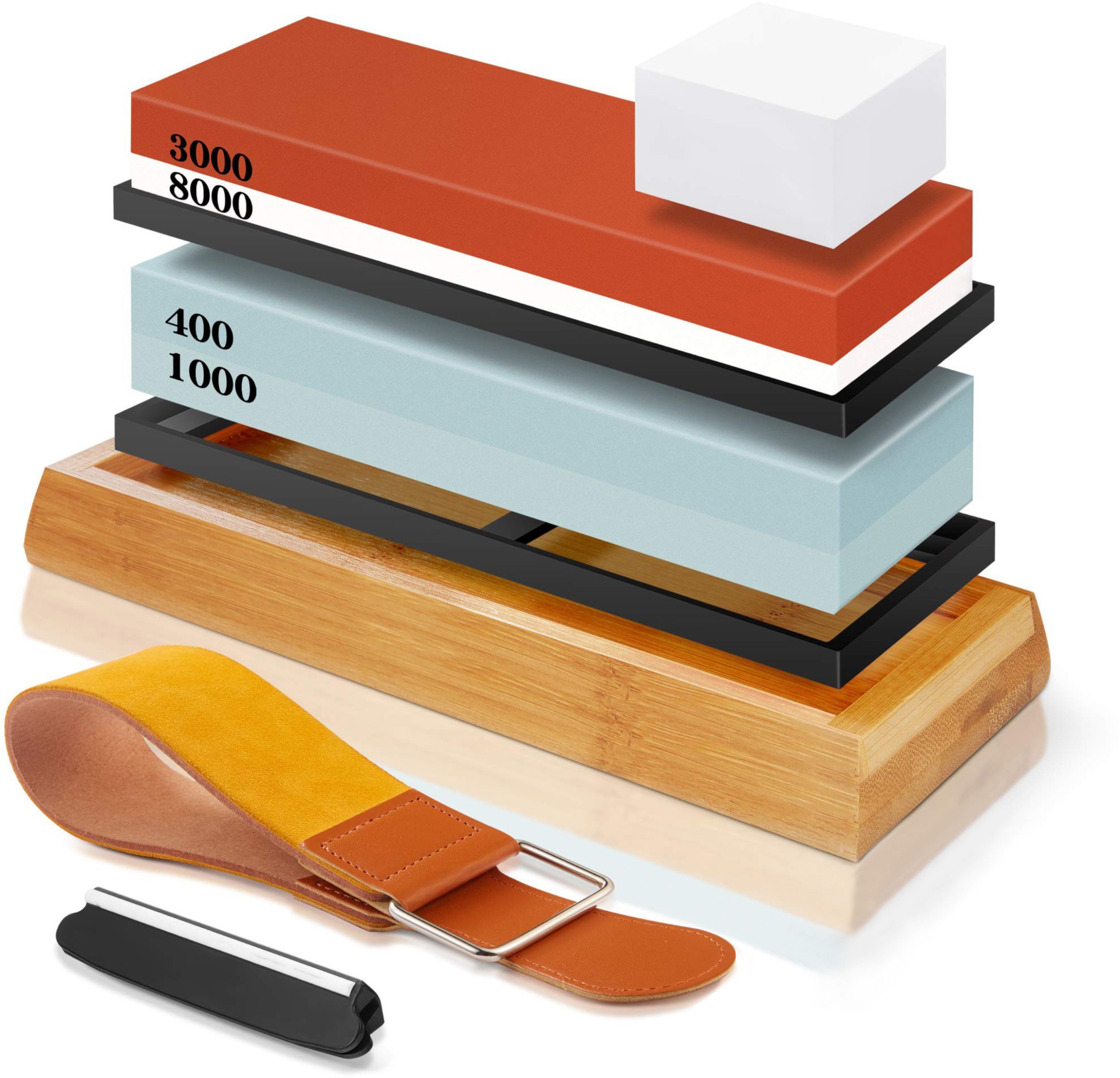 OSTRZAŁKA DO NOŻY KAMIEŃ WODNY Osełka KAMIENIE 400/1000 3000/8000 +RĘKAWICE