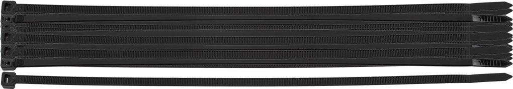 Neo Opaski zaciskowe EXTREME 4.8 × 200 mm, czarne, 20 szt.
