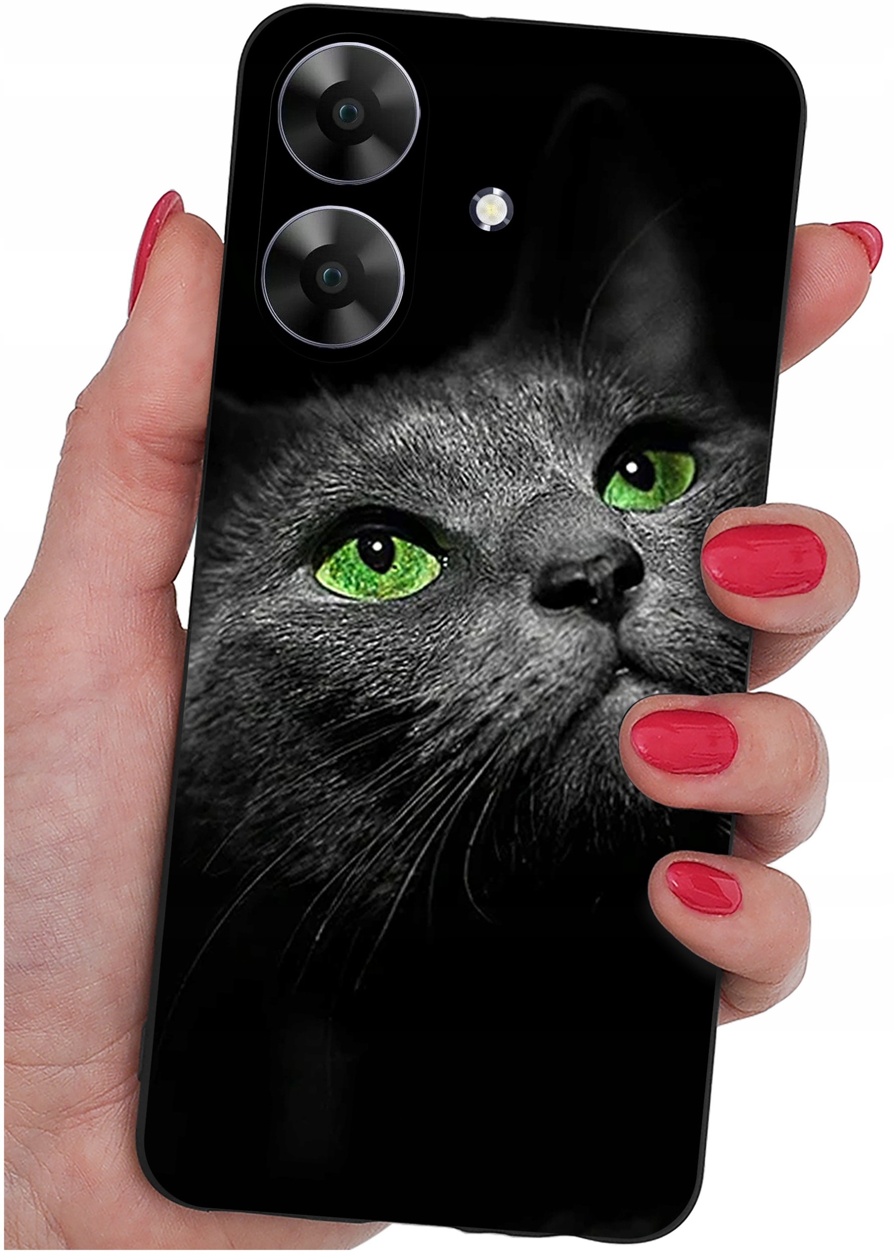 ETUI do Realme Note 60 CASE WZORY | SILIKONOWE MATT CASE + SZKŁO 9H