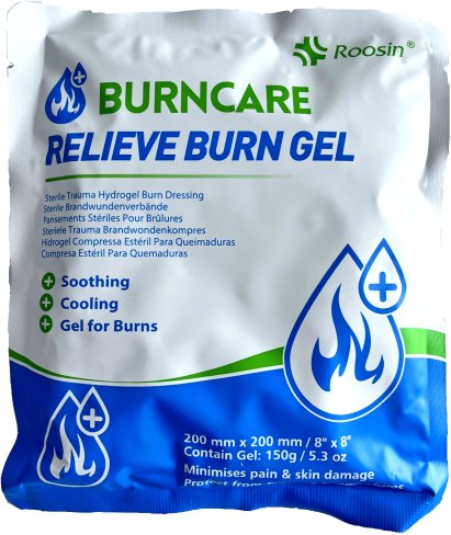 Opatrunek hydrożelowy na oparzenia 20x20cm BurnCare