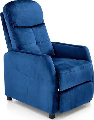 Elior Granatowy rozkładany fotel wypoczynkowy - Amigos 3X