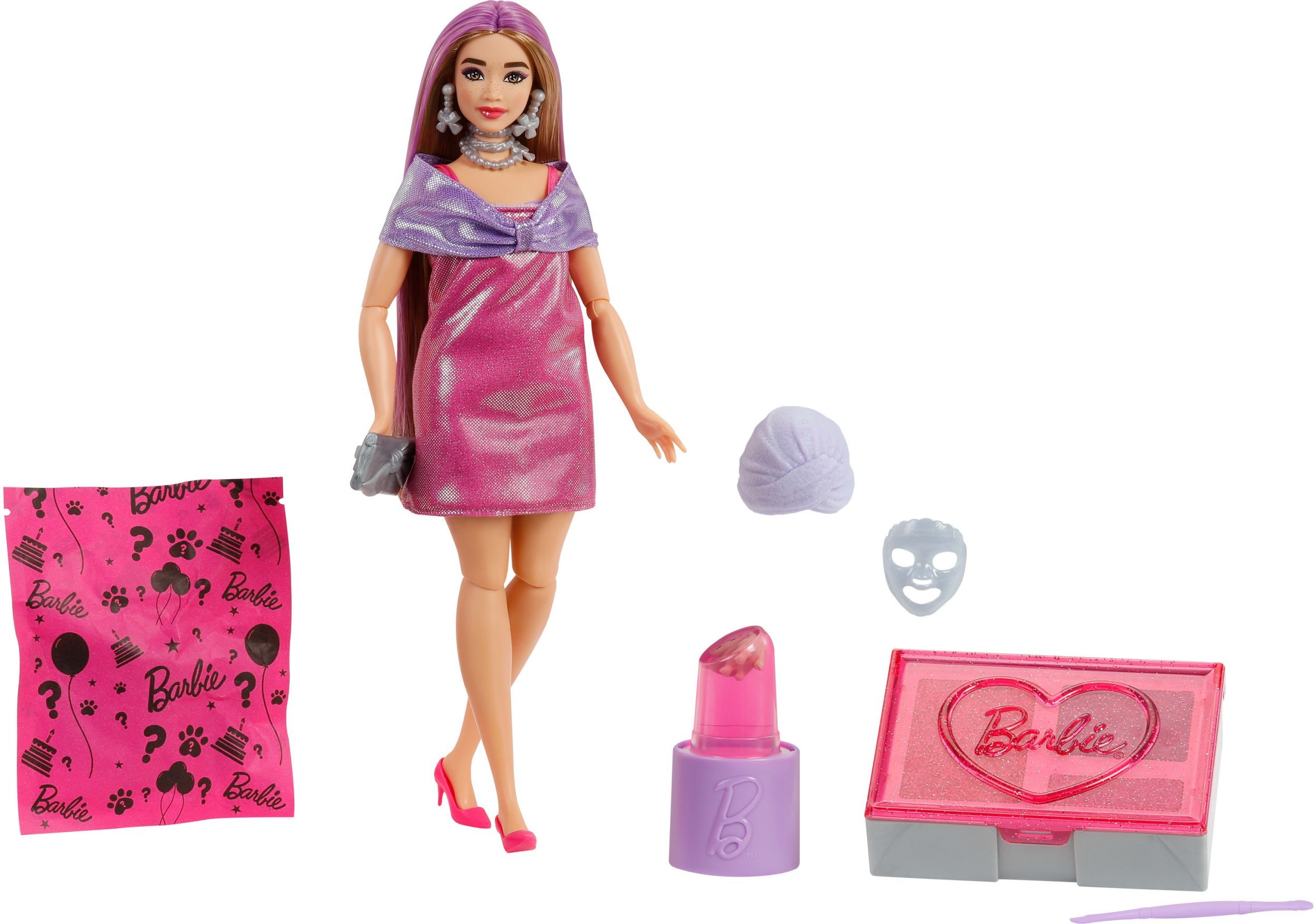 BARBIE PARTY UNBOXED REVEAL rinkinys - Curvy (JFY67)