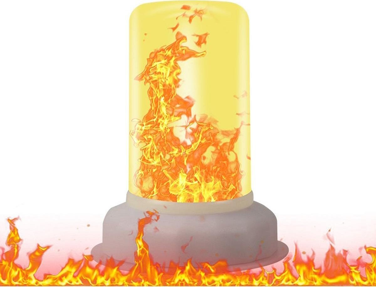 Saska Garden Świeca LED efekt płomienia 7.5x9.5 cm