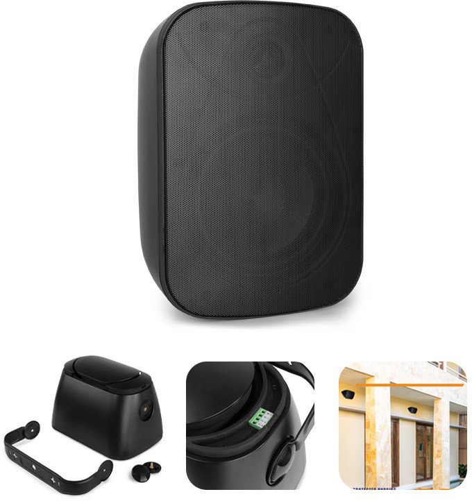 Kolumna Power Dynamics Głośnik BD65TB 100V do użytku wew/ zew - czarny 6,5"40W IP65 one size