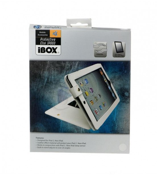 iBOX ETUI EKO SKÓRA iPad 2 New iPad BIAŁE
