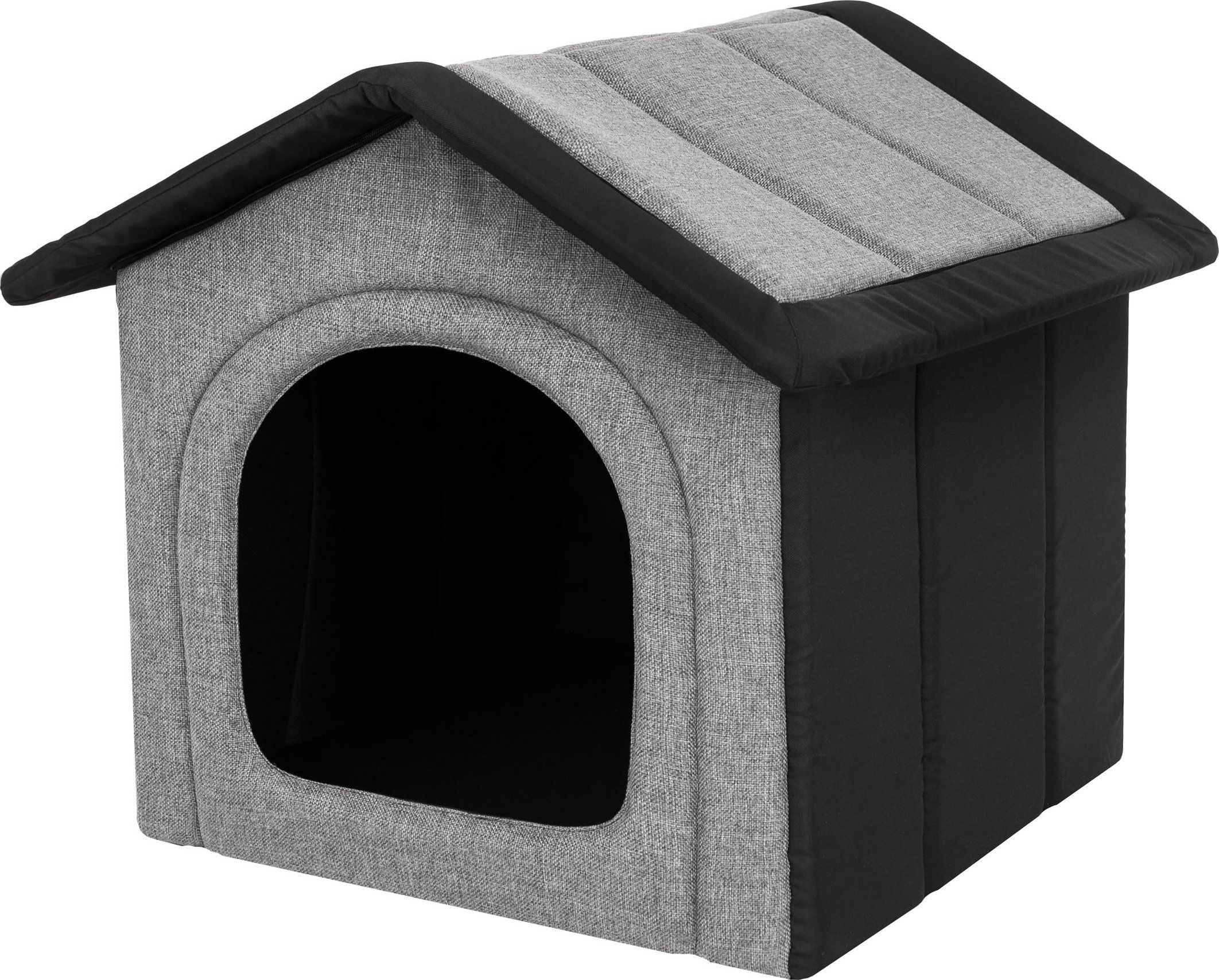 Hobbydog Guolis-būda Hobbydog Inari Light Grey Black, 44x38 cm