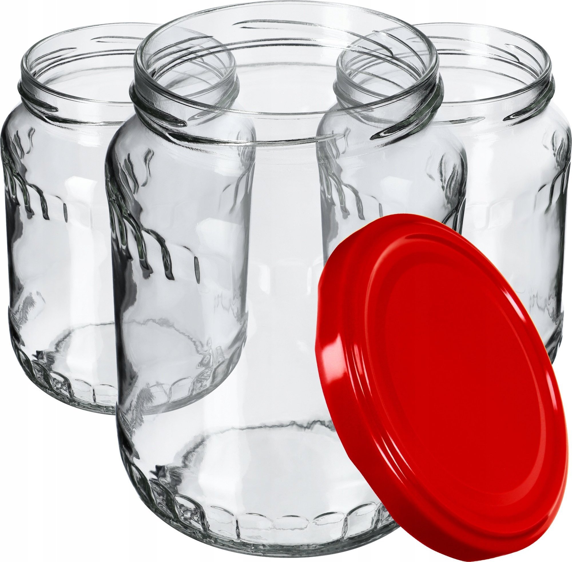 Kadax 8x Słoik Szklany 720ml Dżem Ogórki Zakrętka 82mm