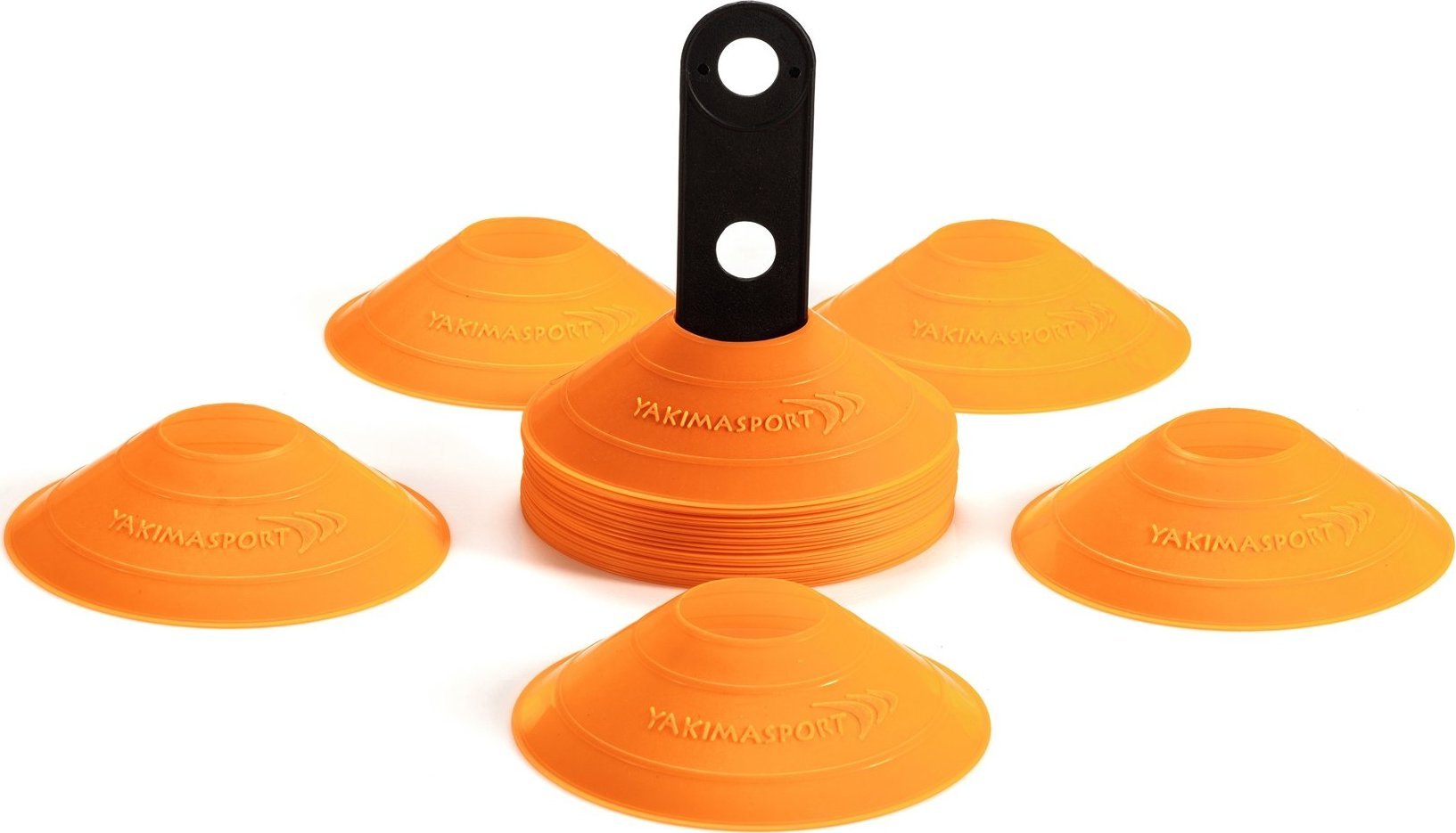 YakimaSport Wysepki, stożek, stożki, kapturki, grzybki treningowe w 1 kolorze pomarańczowy