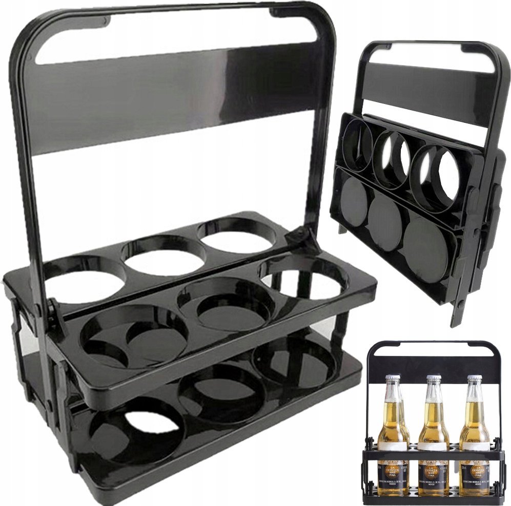 Korbi KOSZYK NA PIWO 6szt SKRZYNKA PIWA BUTELKI NOSIDŁO