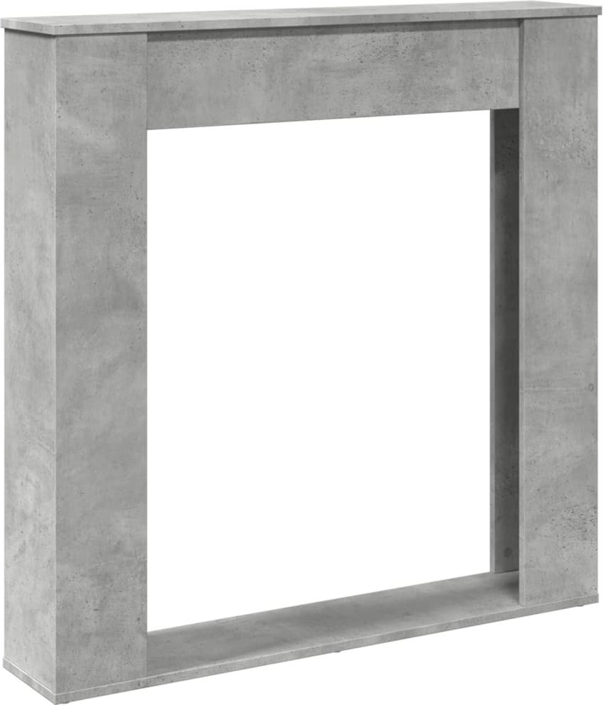 Obudowa kominka, szarość betonu, 100x20x100 cm