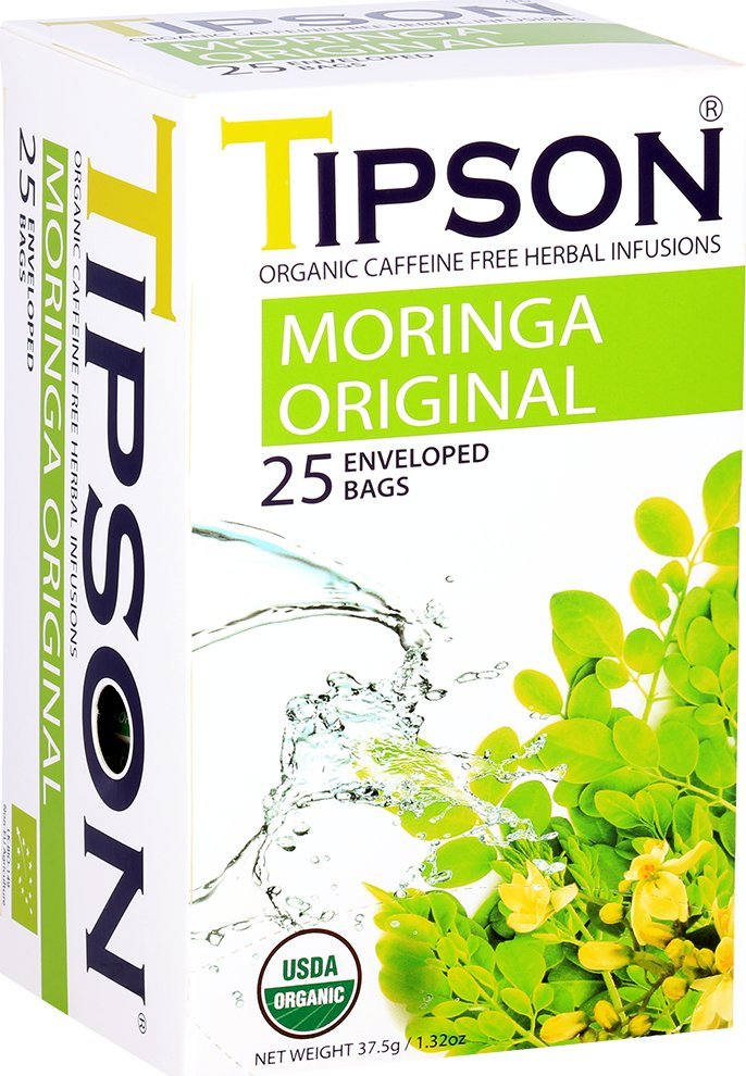 Tipson Tipson ORGANIC MORINGA ORIGINAL ziołowa herbata organiczna - w kopertach 25 x 1,5 g