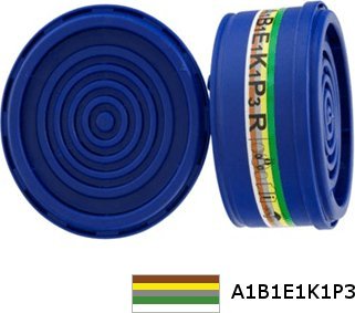 OXYLINE 2040 A1B1E1K1P3 R (bagnet) - Filtropochłaniacz ze specjalną złączką bagnetową.