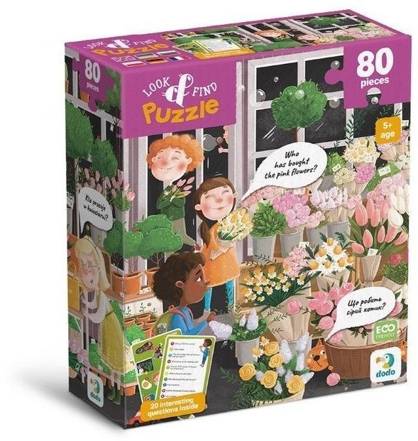 Puzzle 80 Look&Find Kwitnąca wiosna