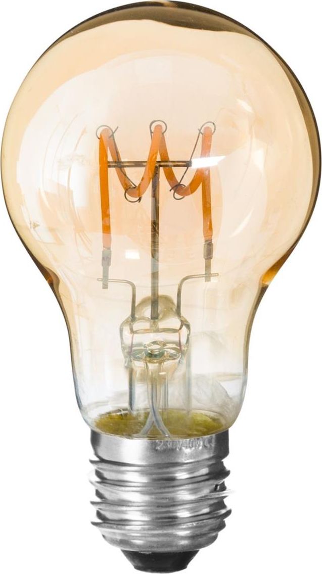 Atmosphera Bursztynowa żarówka LED Amber Twisted 2W E27