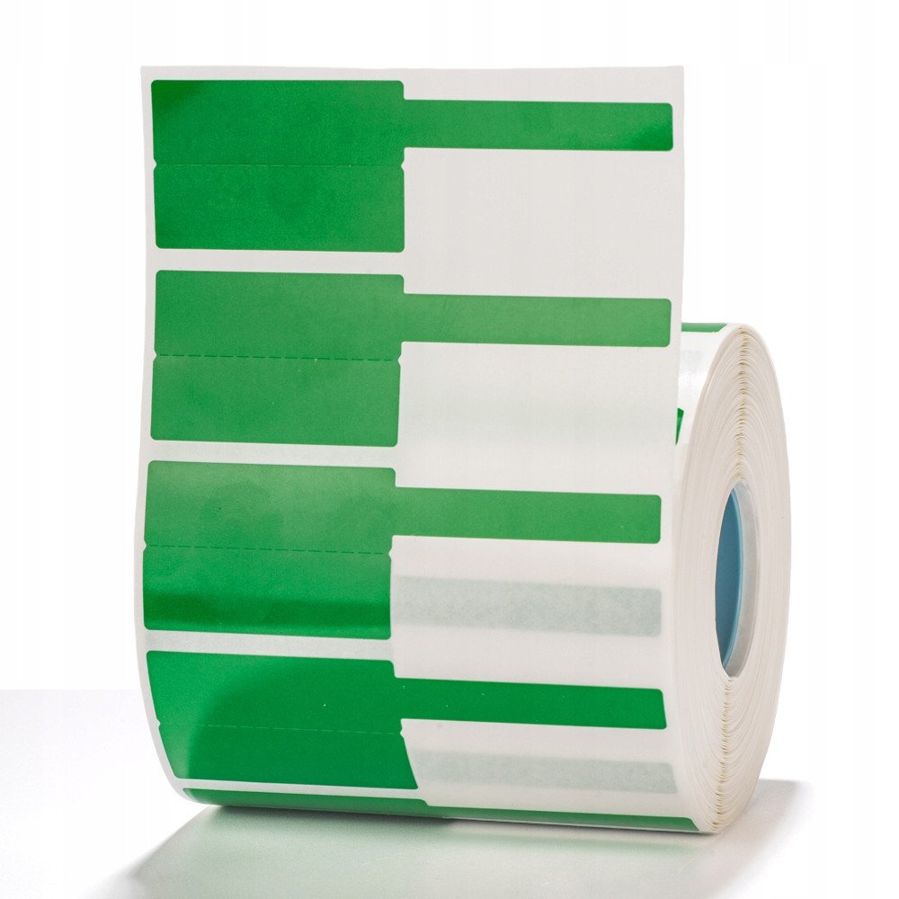 NIIMBOT Etykiety Naklejki 38*25+40mm 1000szt do drukarki K3/W KABLI GREEN