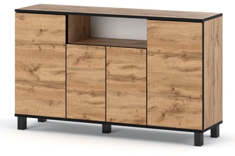 Nowoczesna Komoda Do Salonu Sypialni 140cm Bruno Szafka Młodzieżowa Wotan